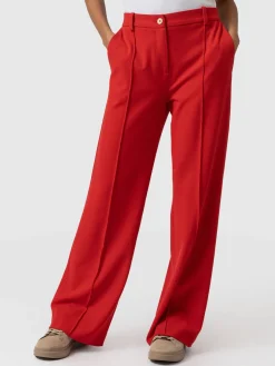 Best Saint and Sofia Cambridge Tailored Wide Leg Pant - Red