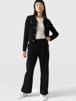 New Saint and Sofia Camden Wide Leg Pant - Black