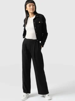 New Saint and Sofia Camden Wide Leg Pant - Black