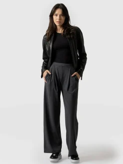 New Saint and Sofia Camden Wide Leg Pant - Charcoal