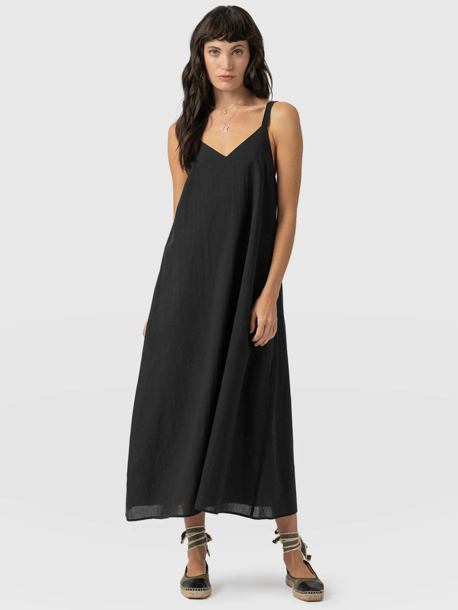 Sale Saint and Sofia Candice A-Line Dress - Black