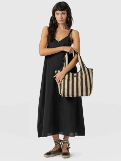 Sale Saint and Sofia Candice A-Line Dress - Black
