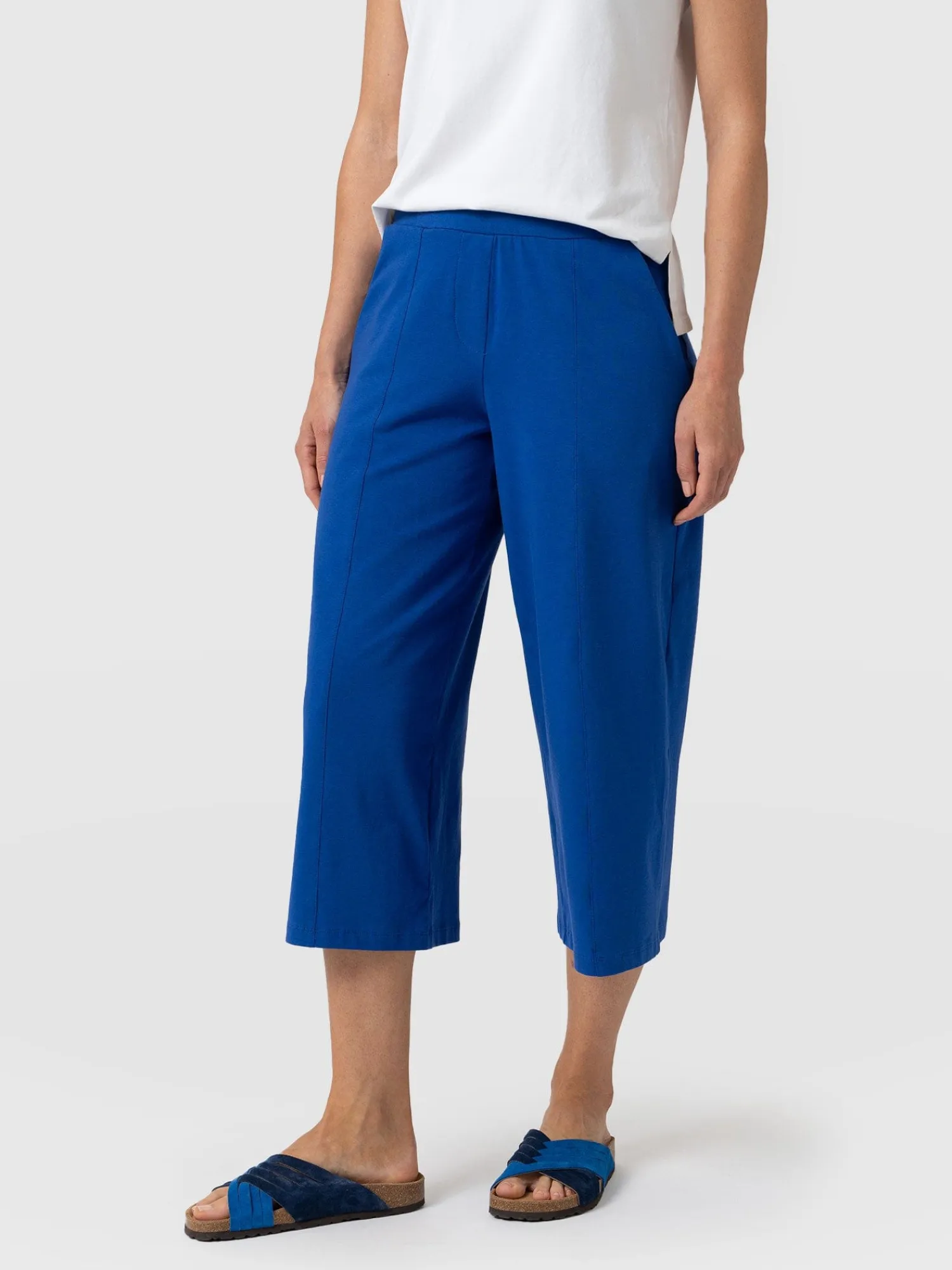 New Saint and Sofia Cara Wide Leg Culotte - Blue