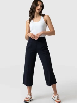 Outlet Saint and Sofia Cara Wide Leg Culotte - Navy