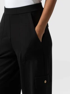 Outlet Saint and Sofia Cargo Chelsea Wide Leg Pant - Black