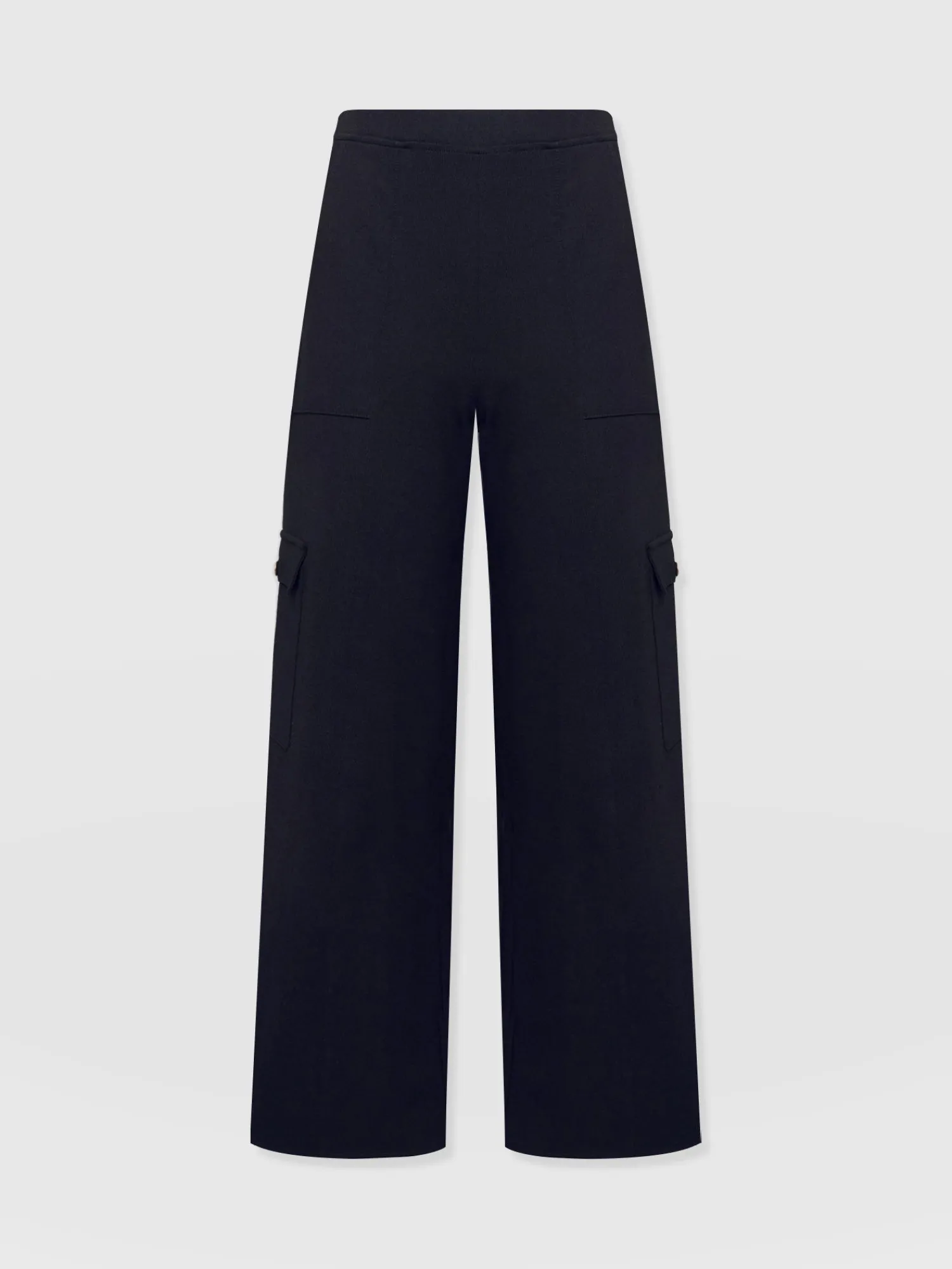 Fashion Saint and Sofia Cargo Chelsea Wide Leg Pant - Navy