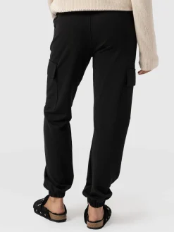 Clearance Saint and Sofia Cargo Tapered Pant - Black