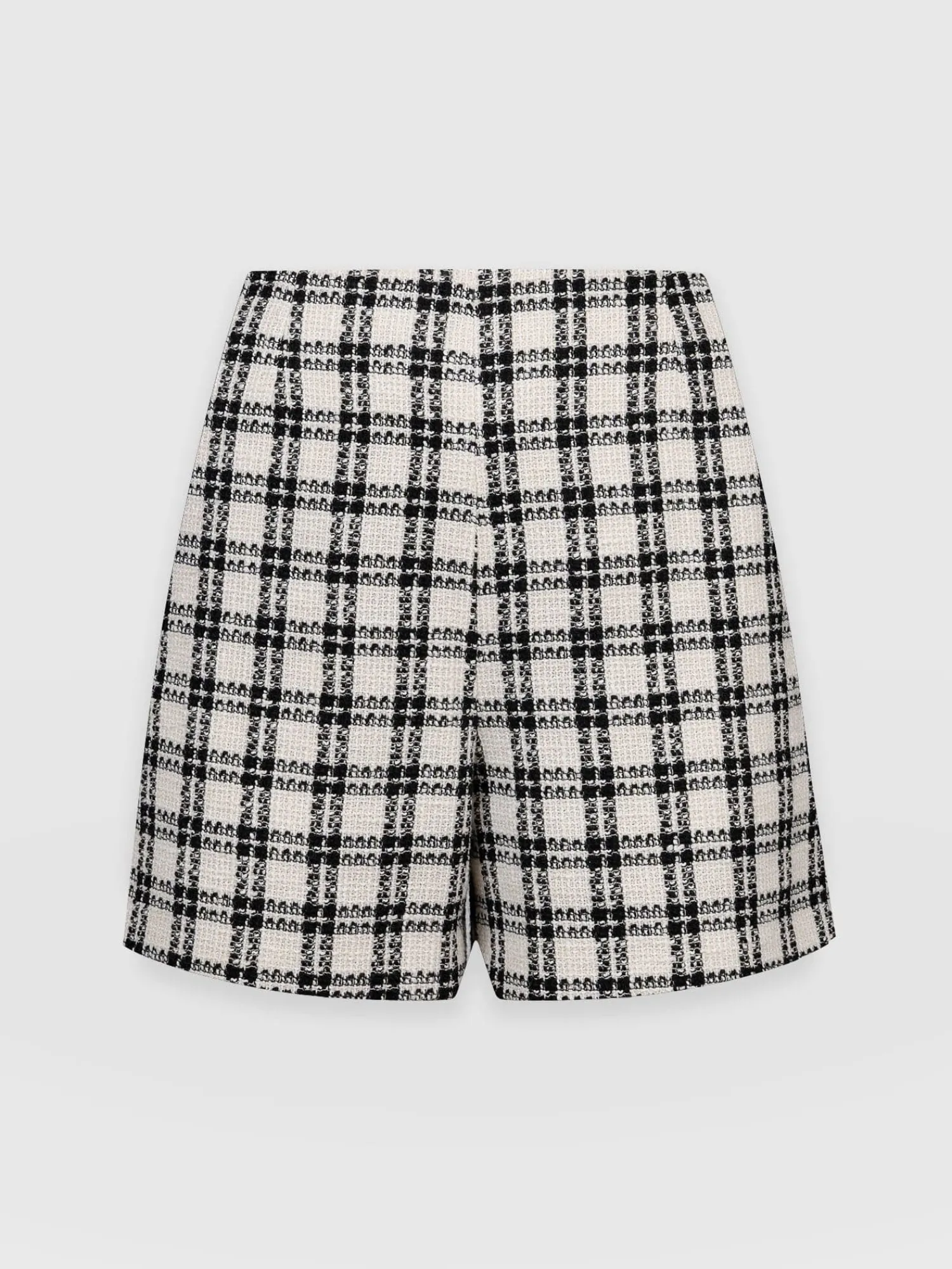 Outlet Saint and Sofia Carnaby Short - Black & Cream Check