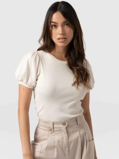 Online Saint and Sofia Cavendish Tee - Cream