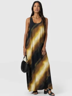 Online Saint and Sofia Celeste Maxi Dress - Yellow Gradient