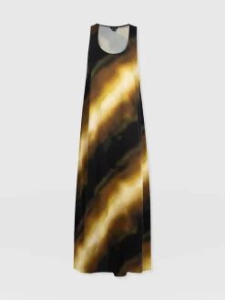 Online Saint and Sofia Celeste Maxi Dress - Yellow Gradient