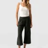 Best Saint and Sofia City Culotte - Khaki Pleats