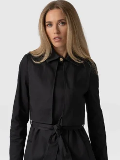 Online Saint and Sofia Classic Trench Coat - Black