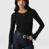 Discount Saint and Sofia Connie Cuff Tee - Black
