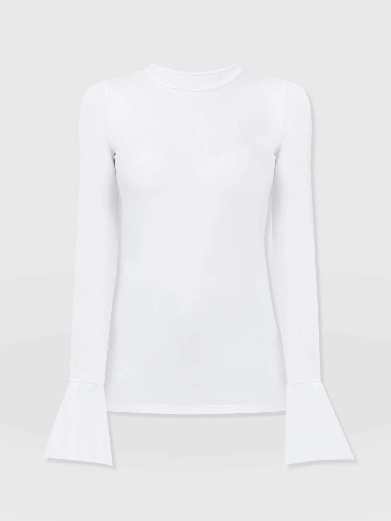 New Saint and Sofia Connie Cuff Tee - White