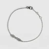 Sale Saint and Sofia Constellation Cluster Bar Bracelet - Silver