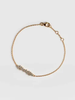 Sale Saint and Sofia Constellation Cluster Bar Bracelet - Gold