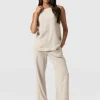 Outlet Saint and Sofia Corinne Linen Pant - Oatmeal