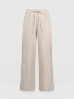 Outlet Saint and Sofia Corinne Linen Pant - Oatmeal