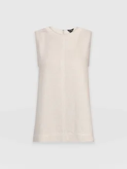 Fashion Saint and Sofia Corinne Linen Tunic - Oatmeal