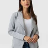 Discount Saint and Sofia Cotton Biker Jacket - Grey