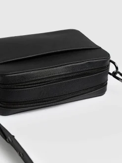 Best Saint and Sofia Cross Body Bag - Black Studded