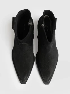 Clearance Saint and Sofia Dallas Metal Boot - Black