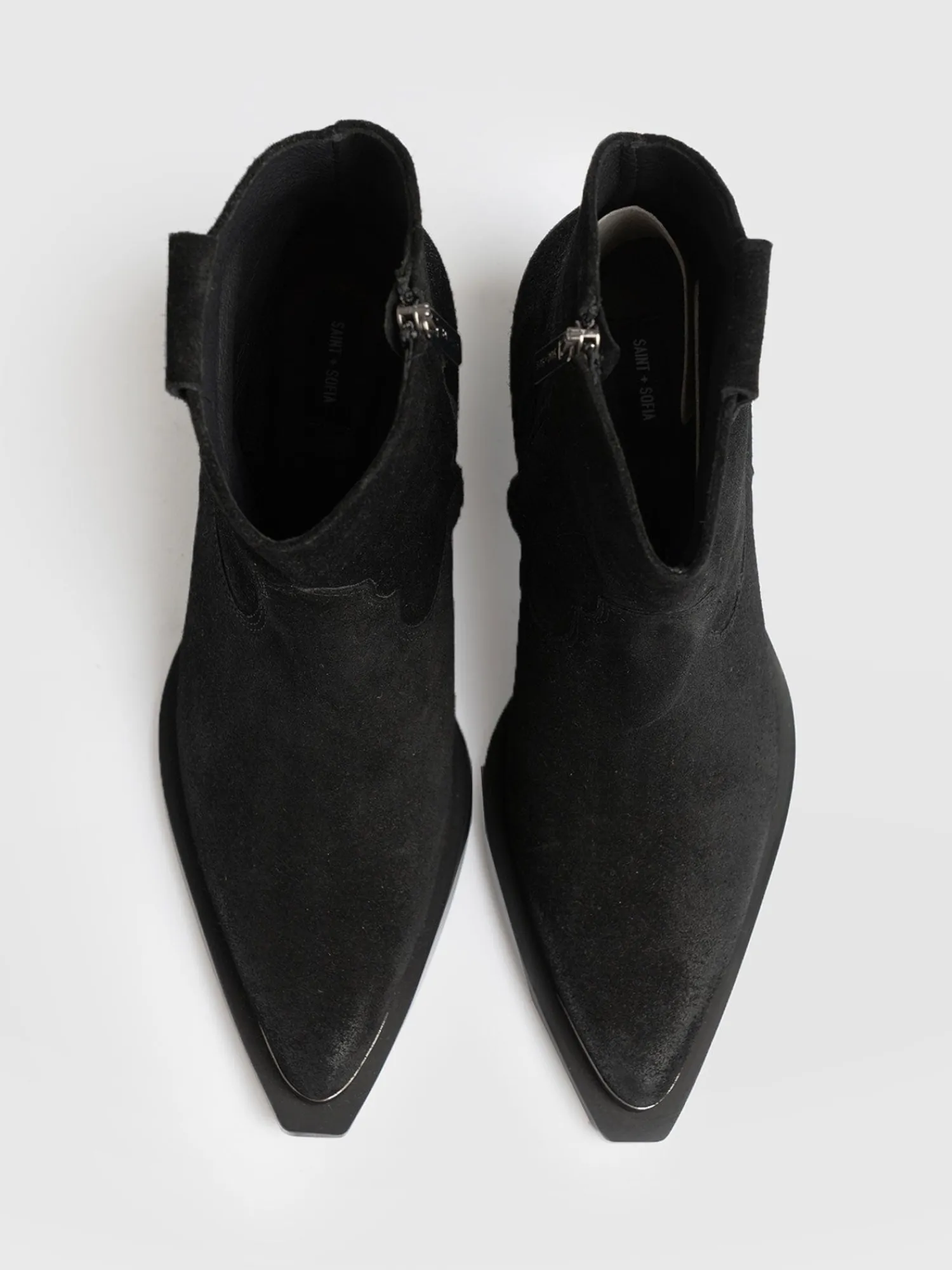 Clearance Saint and Sofia Dallas Metal Boot - Black