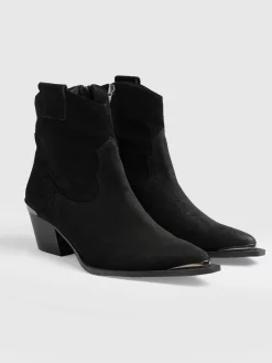 Clearance Saint and Sofia Dallas Metal Boot - Black