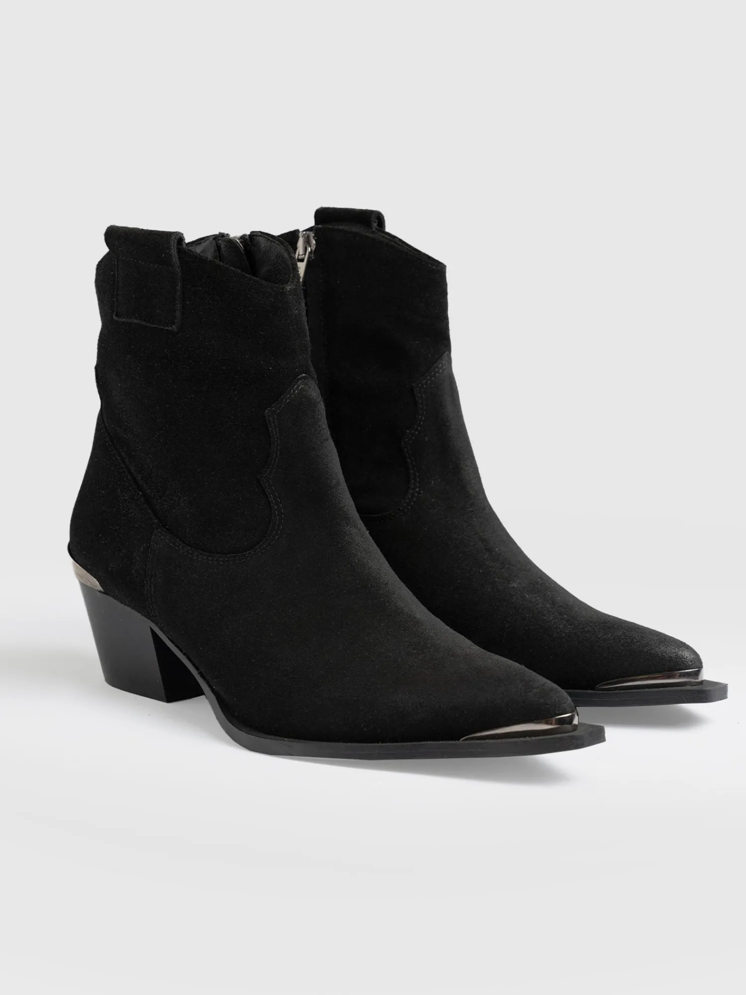 Clearance Saint and Sofia Dallas Metal Boot - Black