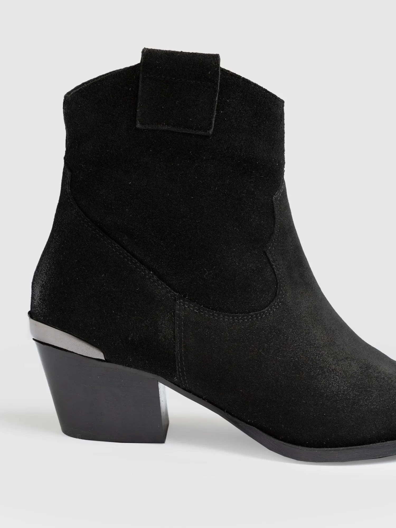 Clearance Saint and Sofia Dallas Metal Boot - Black