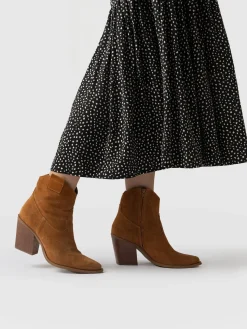 Clearance Saint and Sofia Dallas Mid Boot - Tan