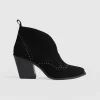 Hot Saint and Sofia Dallas Studded Ankle Boot - Black