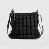 Fashion Saint and Sofia Darcey Puff Tote Bag - Black