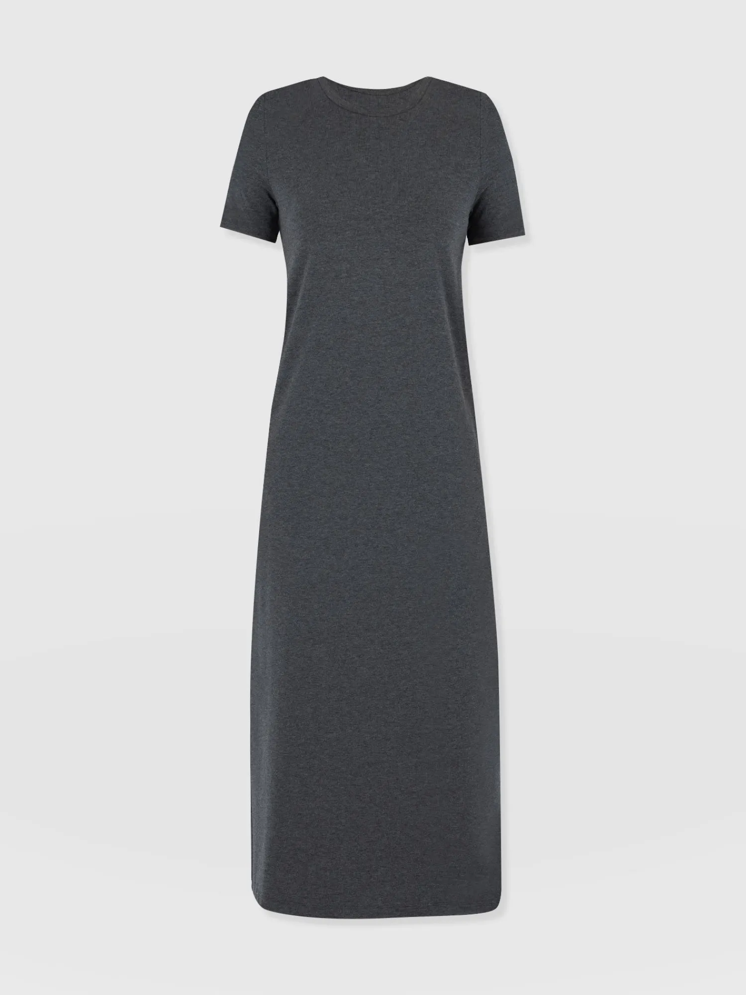 New Saint and Sofia Easy T-Shirt Midi Dress - Charcoal