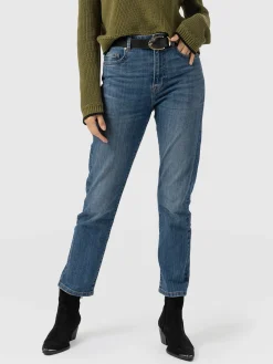 Hot Saint and Sofia Emma Straight Leg Jean - Mid Blue