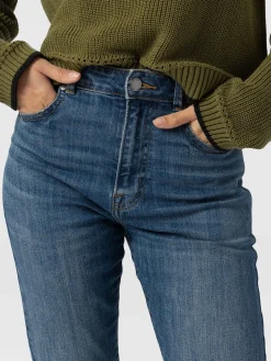 Hot Saint and Sofia Emma Straight Leg Jean - Mid Blue