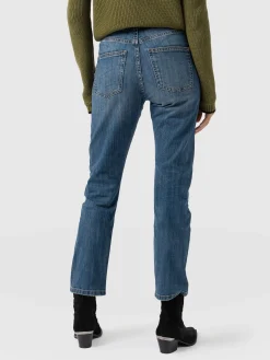 Hot Saint and Sofia Emma Straight Leg Jean - Mid Blue