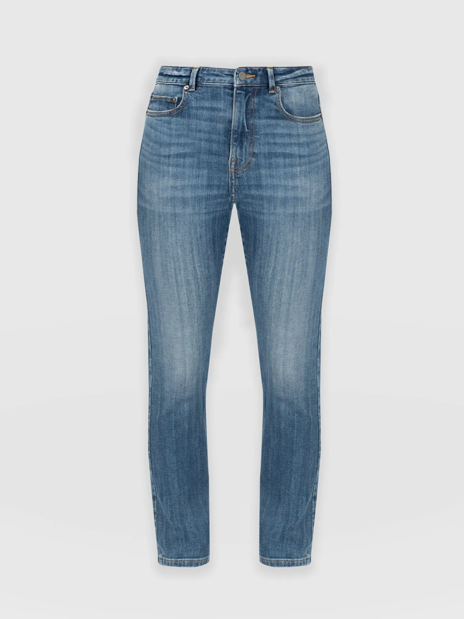 Hot Saint and Sofia Emma Straight Leg Jean - Mid Blue
