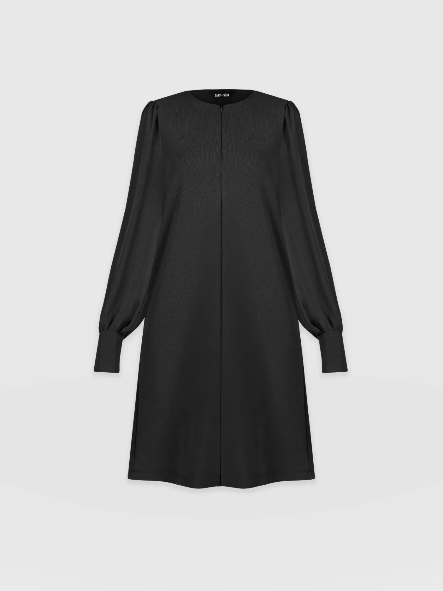 Hot Saint and Sofia Esme Zip Up Dress - Black