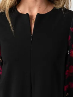 Clearance Saint and Sofia Esme Zip Up Dress - Pink Aurora