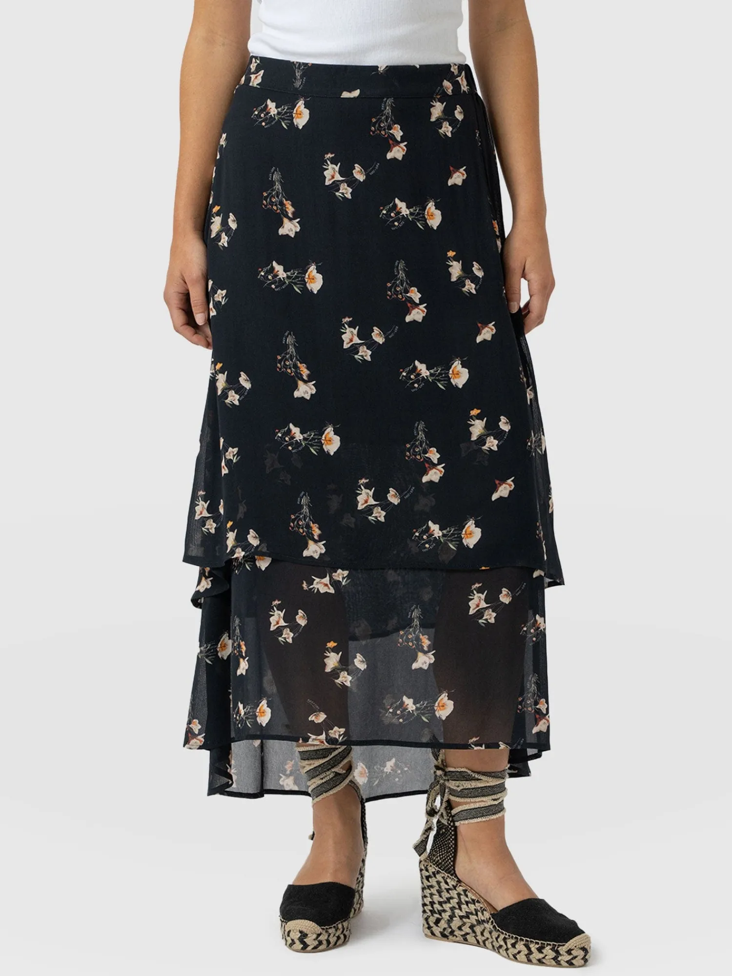 Clearance Saint and Sofia Etta Layered Skirt - Lily Gardens