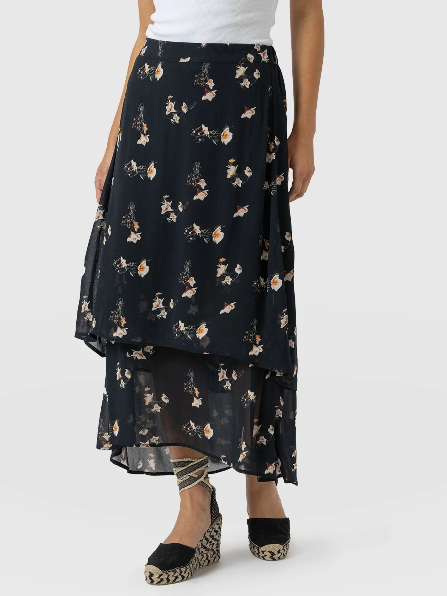 Clearance Saint and Sofia Etta Layered Skirt - Lily Gardens