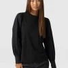 Hot Saint and Sofia Eva Mock Shirt - Black