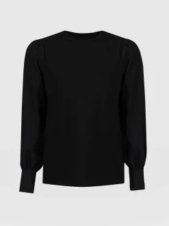 Hot Saint and Sofia Eva Mock Shirt - Black