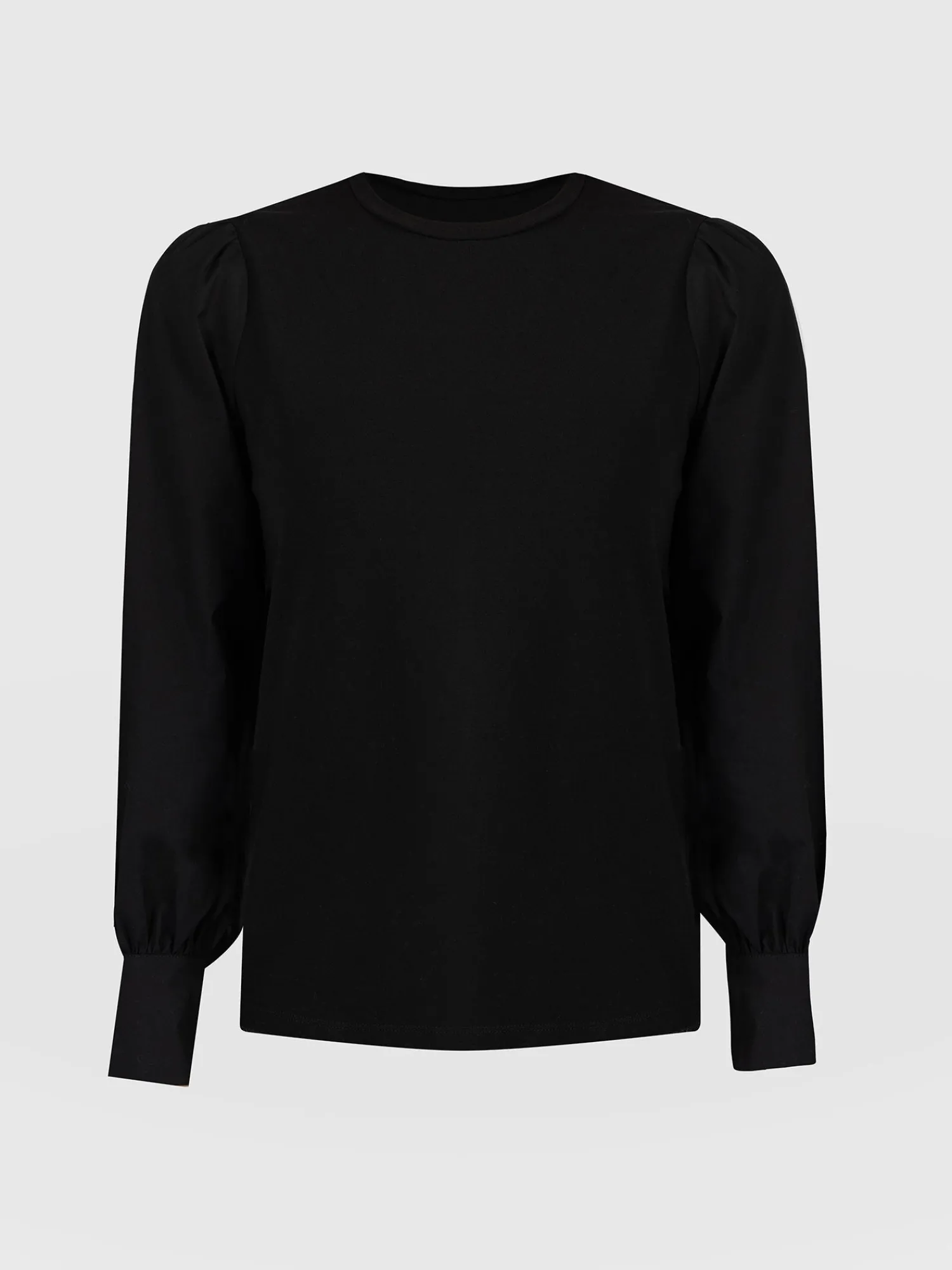 Hot Saint and Sofia Eva Mock Shirt - Black