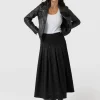 Online Saint and Sofia Everly Pleated Skirt - Black Zebra