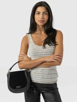 Outlet Saint and Sofia Fearne Knit Cami - Cream Stripe