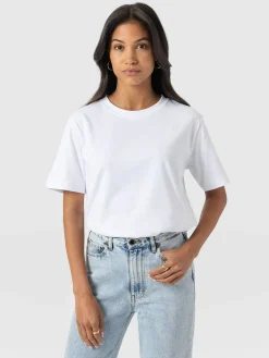 Fashion Saint and Sofia Finsbury Crew Neck Tee - White