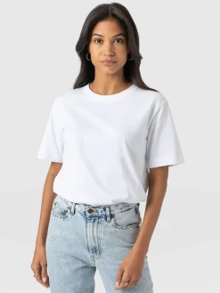 Fashion Saint and Sofia Finsbury Crew Neck Tee - White